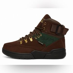 Patrick Ewing #33 Hi Winter Suede Basketball Shoes Boots Men's size 13 Brown
